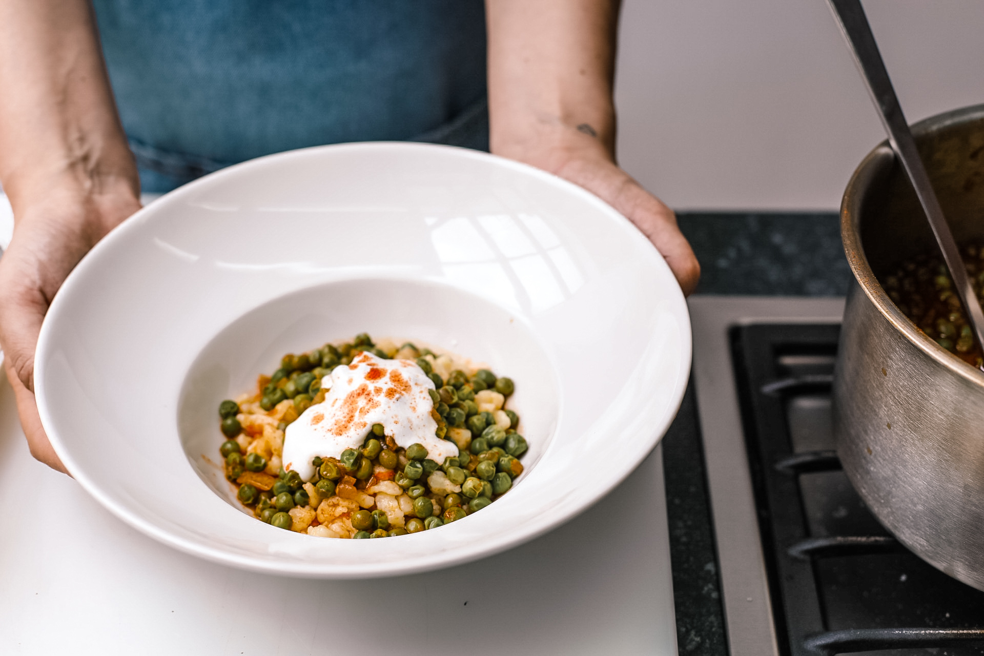 Borsó pörkölt nokedlivel Zita receptje szerint